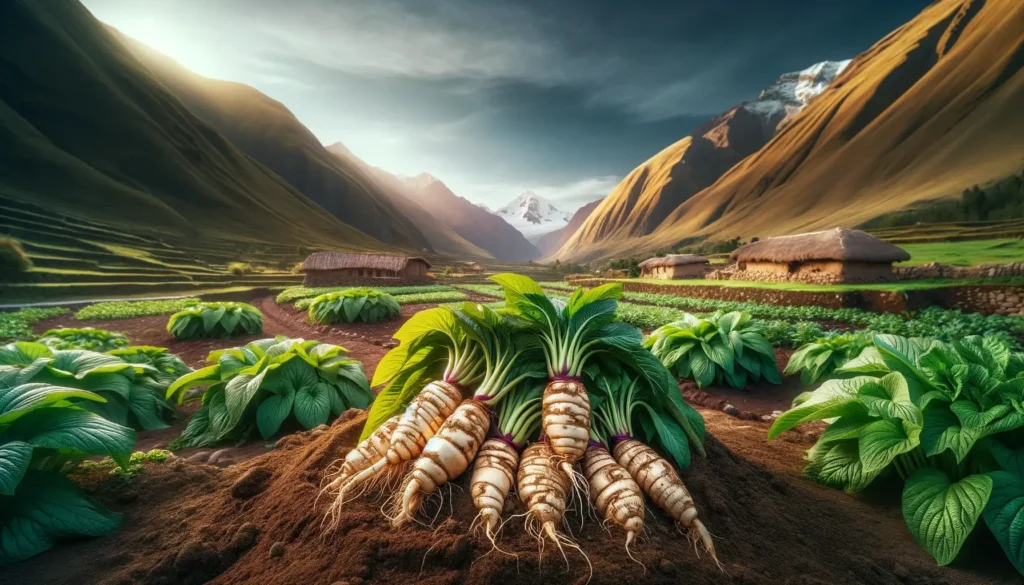 Peruvian Andes organic maca root