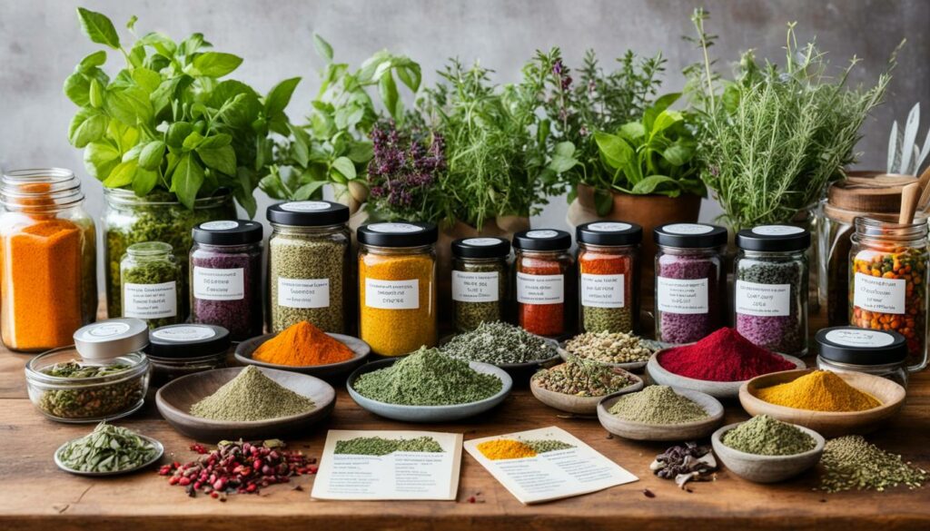 herbal remedies and nutritional supplements