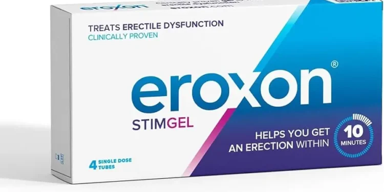 Eroxon gel for erectile dysfunction