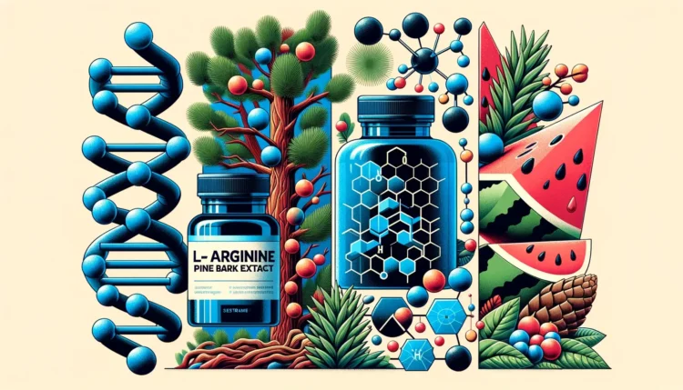 L-Arginine, Pine Bark Extract, and L-Citrulline for Erectile Health