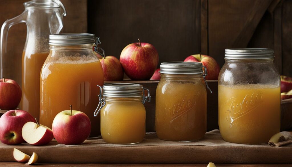 apple cider vinegar production