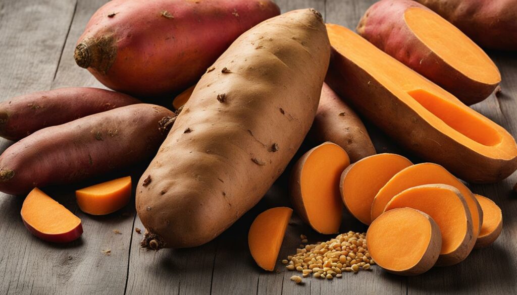 comparison between sweet potato and potato