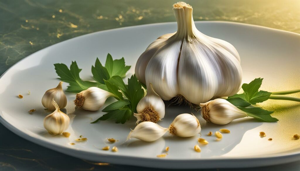 garlic on an empty stomach
