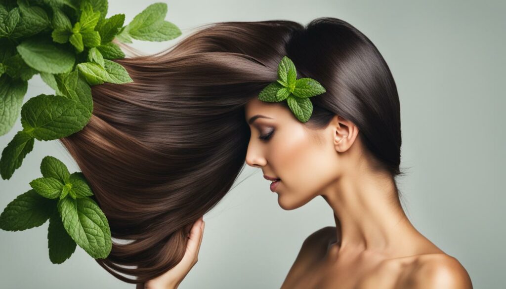 peppermint oil for skin and hair