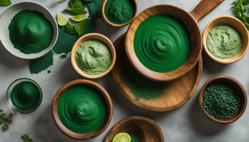 spirulina powder and smoothie bowls