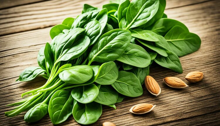 Spinach & Almonds for Muscle Function and Endurance