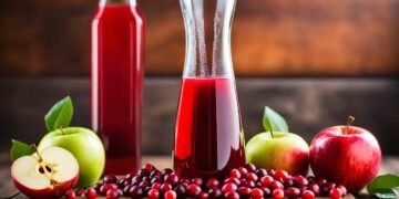 apple cider vinegar and cranberry juice